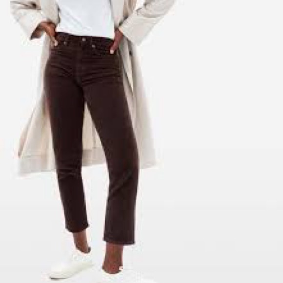 Everlane The Cheeky Straight Corduroy Pant - Picture 1 of 8
